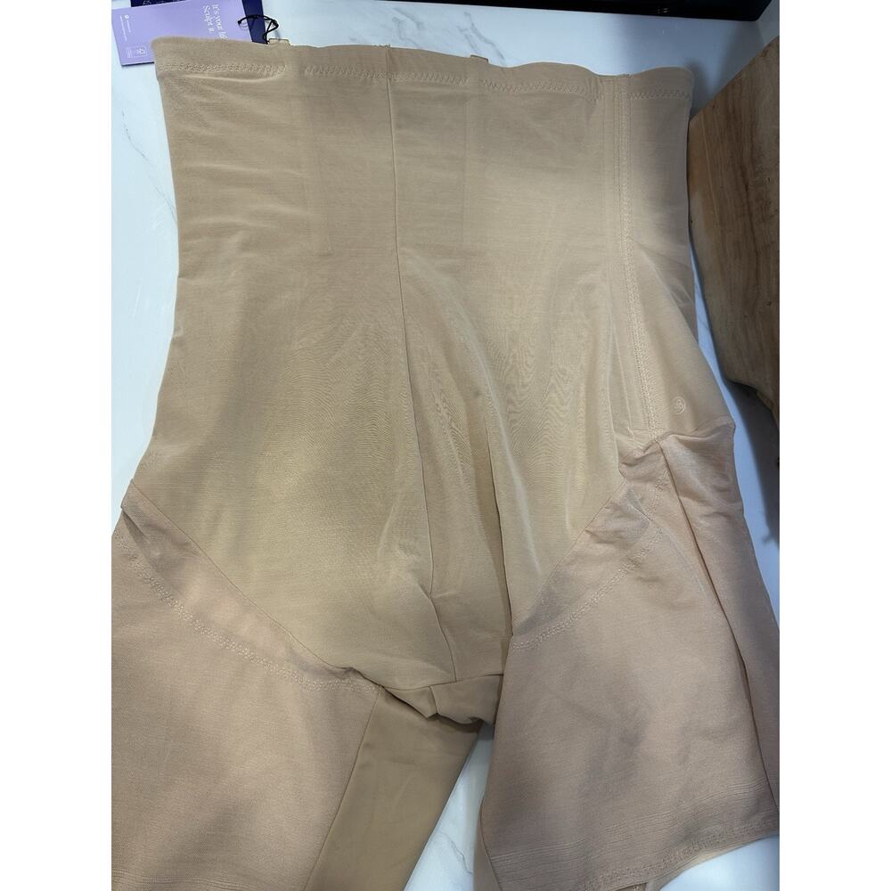 Honeylove Super Power Short Women 3X Sand High Waist Shapewear HLSW04 Sculpt NEW - Picture 2 of 6